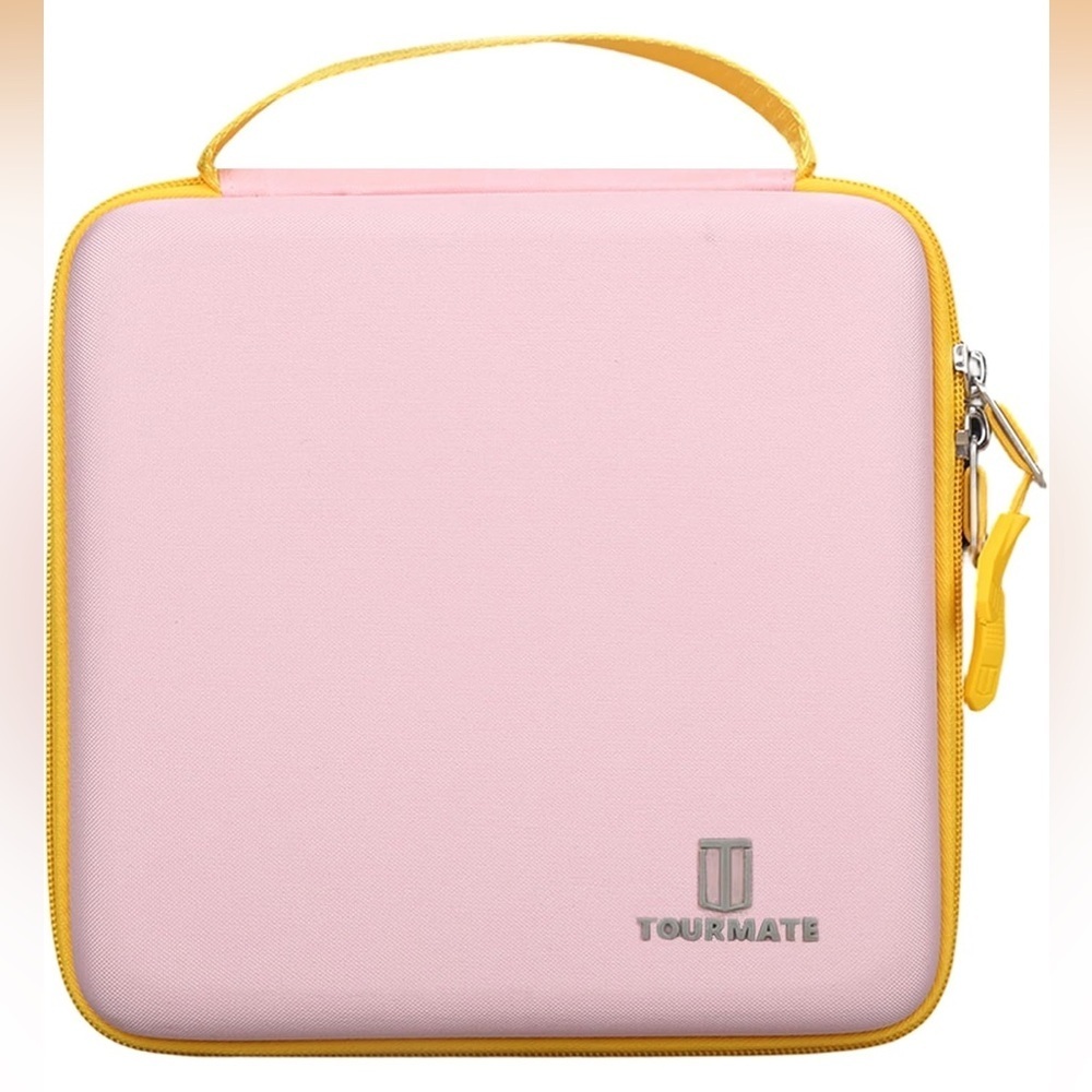 Tourmate Hard Case Cardboard Construction Toys Pink Makedo Tools Organization